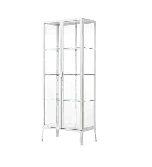 MILSBO Glass-Door Cabinet (2 Colors)