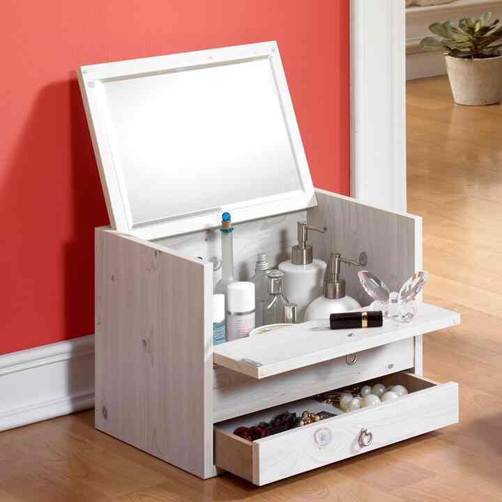 ミニドレッサー 化粧台［4色］