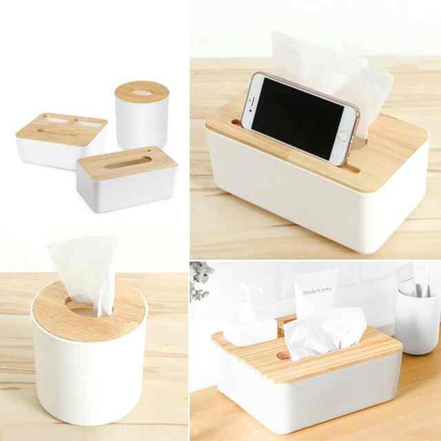 ウッド ティッシュケース［3種］