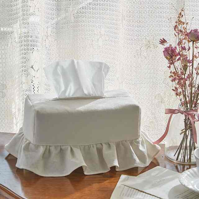 WASHING FRILL ティッシュケース