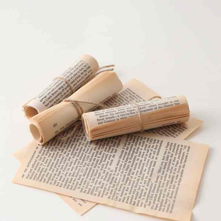 ヴィンテージ英字ペーパー 6枚セット