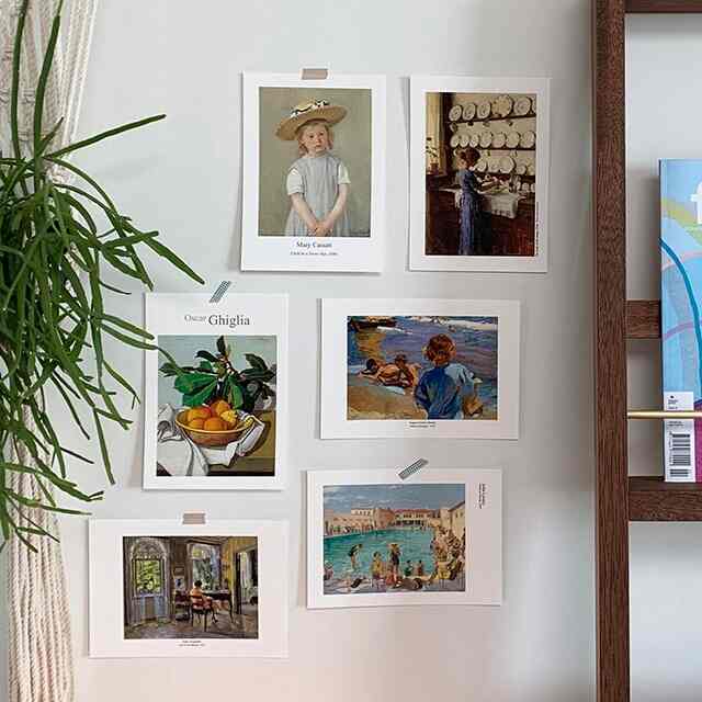 名画 ミニポスター［6種］