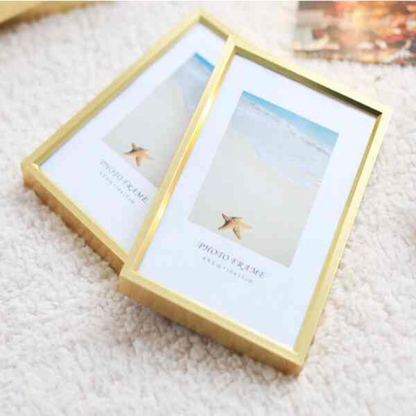 ゴールド シンプル アルミ フレーム［2サイズ］