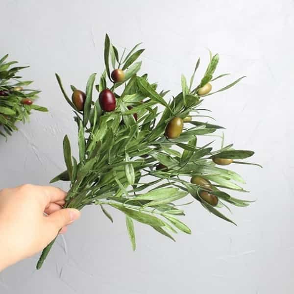 オリーブの実 ブッシュ 造花