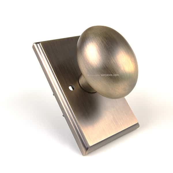 ドアノブ レバーハンドル 406 スクエア アンチークゴールド