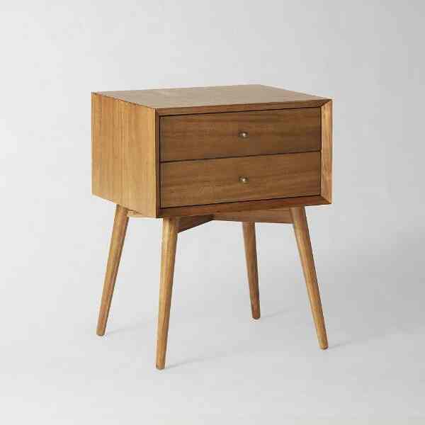 Mid-Century Closed Nightstand (Multiple options)