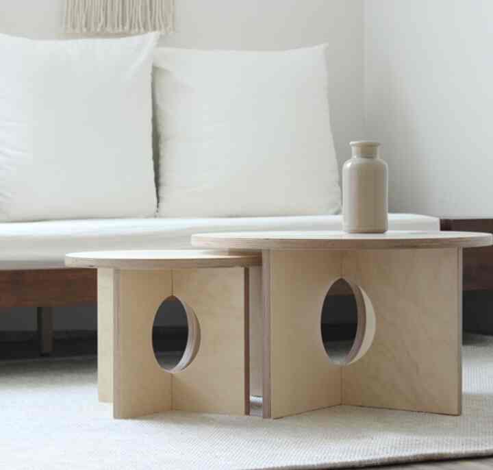 バーチ材 ダブリングテーブル