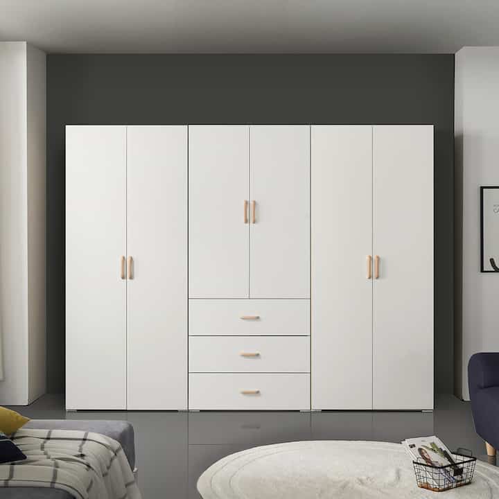 LPM eeum 2400mm ワードローブセット DCD［6色］