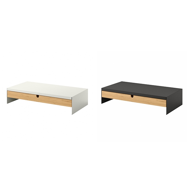 IKEA ELLOVEN Monitor Stand with Drawer | Ergonomic monitor stand ...