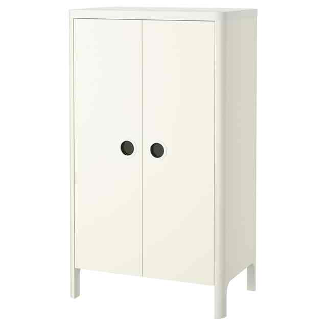 BUSUNGE ブースンゲ ワードローブ, ホワイト, 80x140 cm