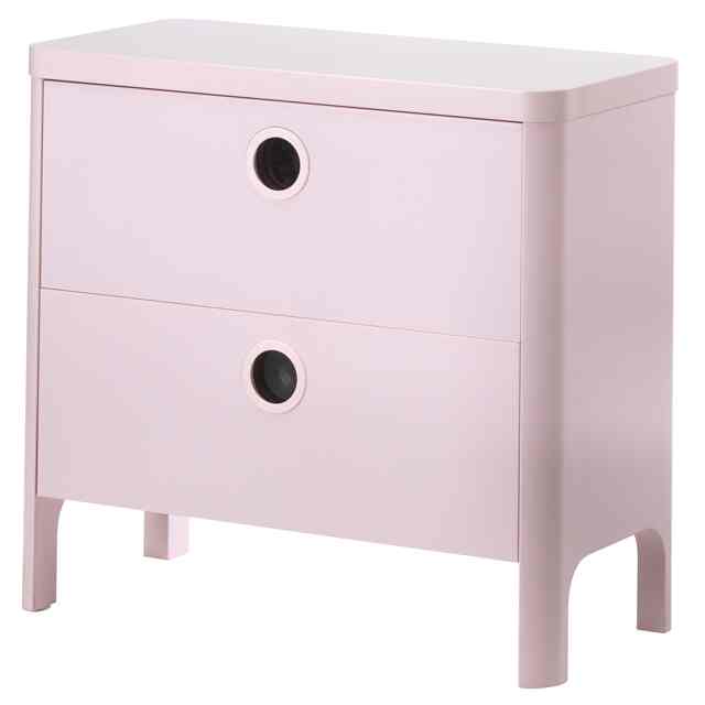 BUSUNGE ブースンゲ チェスト（引き出し×2） ライトピンク 