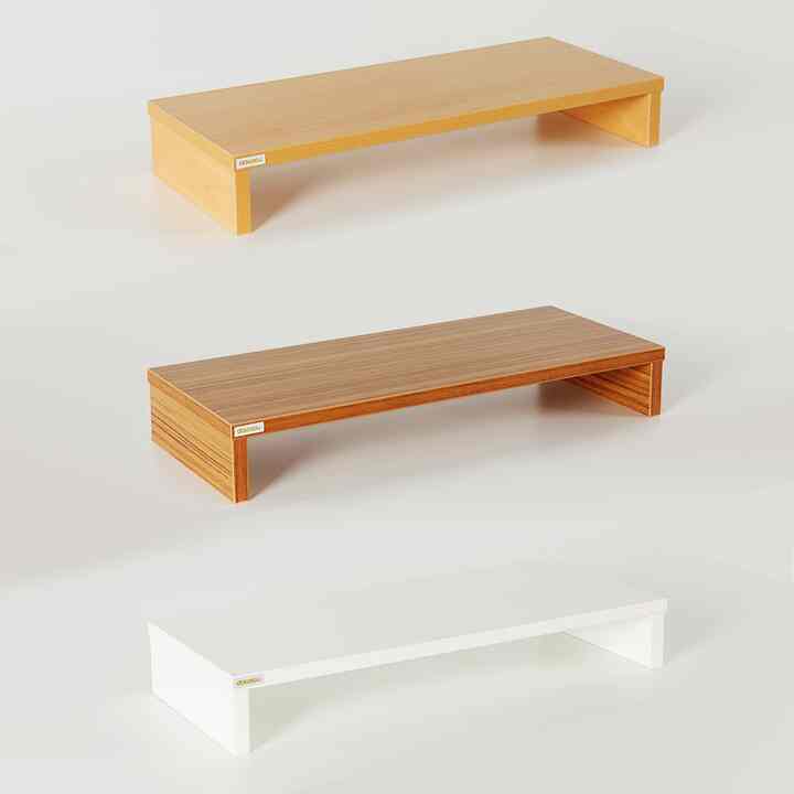 デュアルワイド モニター台［4色・2サイズ］