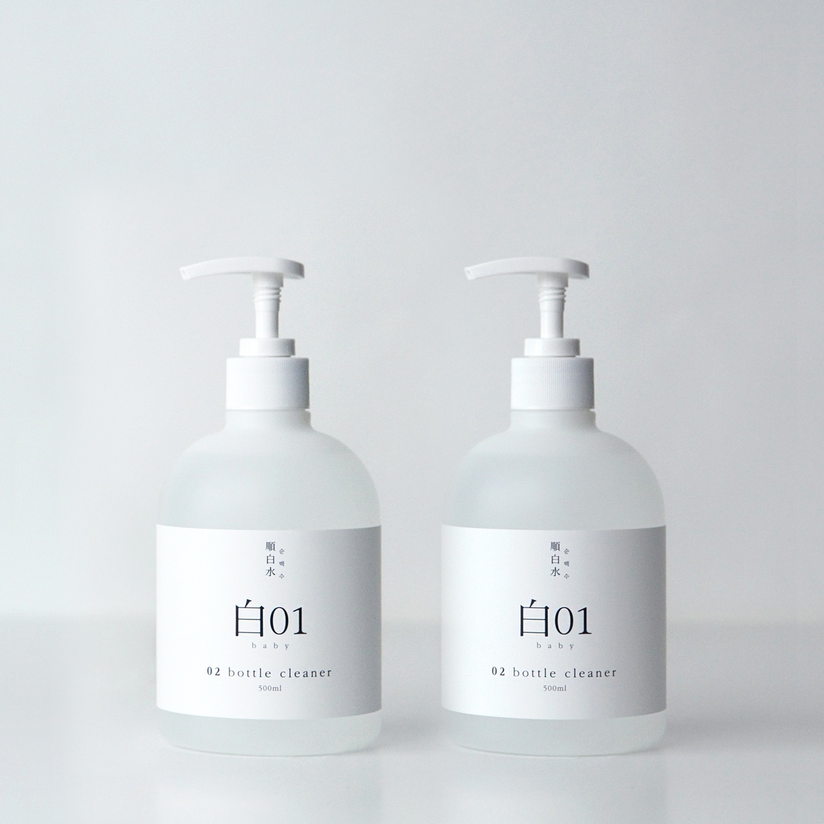 순백수 순백수 아기젖병세정제(주방세제) 500ml 2개