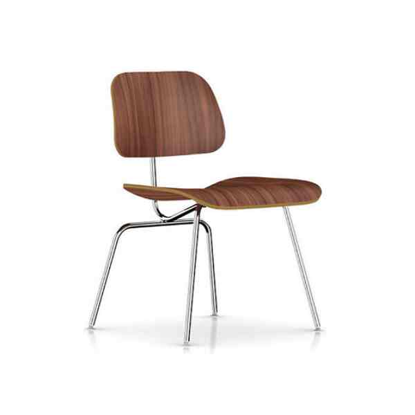 Eames Molded Plywood Dining Chair Metal Base (Multiple options)