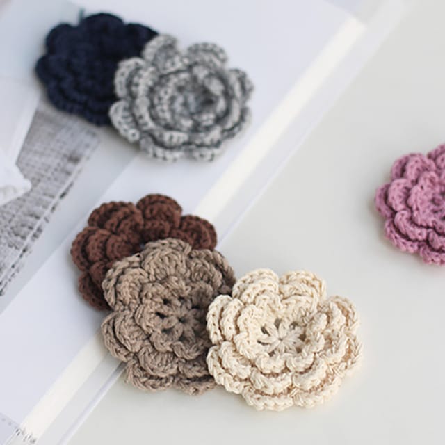 오늘의집 플라워 니트 코싸지 2p set(6color)