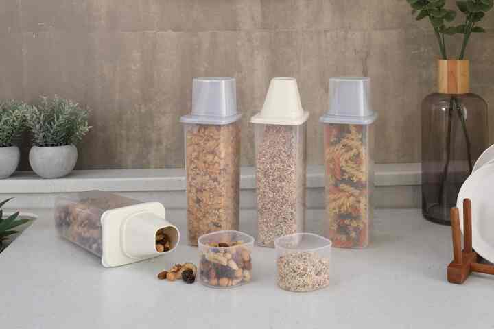 穀物保存容器 4個セット 1200ml