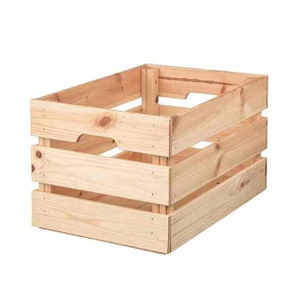 KNAGGLIG クナッグリグ ボックス, パイン材