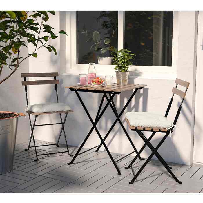 TÄRNÖ テルノー テーブル＆チェア2脚 屋外用