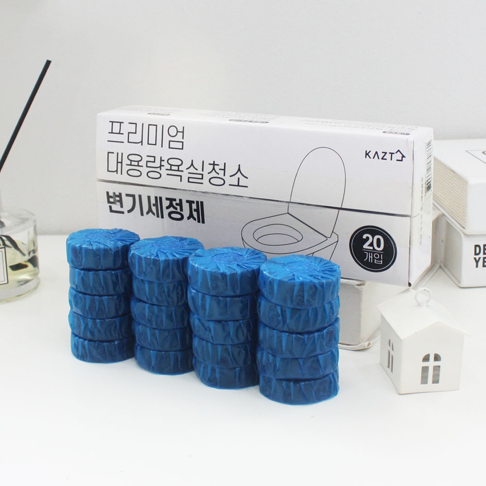 가쯔 대용량 욕실 청소 변기세정제 50g 20개