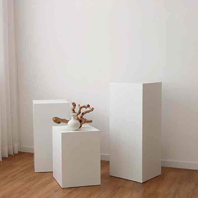 四角 ホワイトサイドテーブル