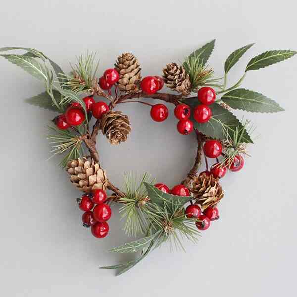 ベリー ミニ リース（キャンドルリング）