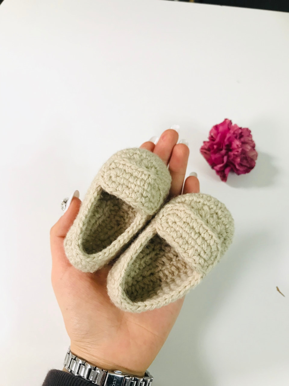 미스티코티타 DIY 베이비핑고슈즈 아기신발 태교뜨개 손뜨개 - crochet 뜨개질 패키지