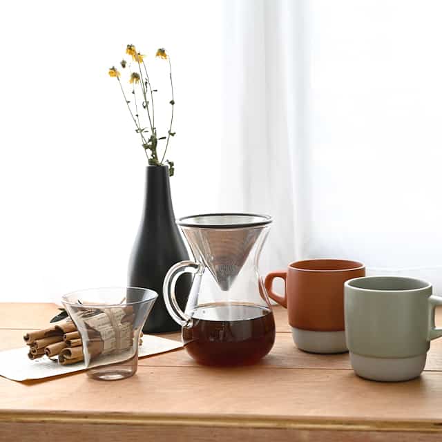 SCS コーヒーカラフェセット 2cups ステンレス