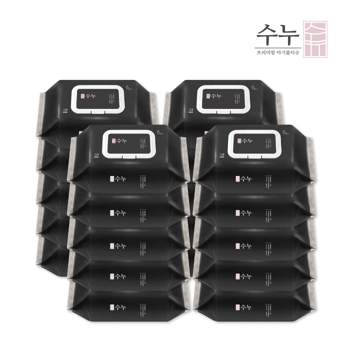 수누 아기물티슈 올록볼록(72매) 20팩
