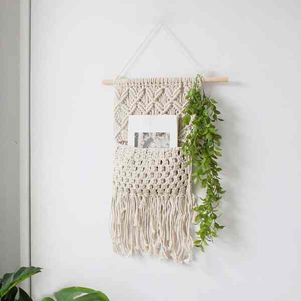 ポケットマクラメ＆グリーンリーフ