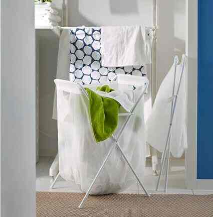 JÄLL イェル ランドリーバッグ スタンド付き 50L