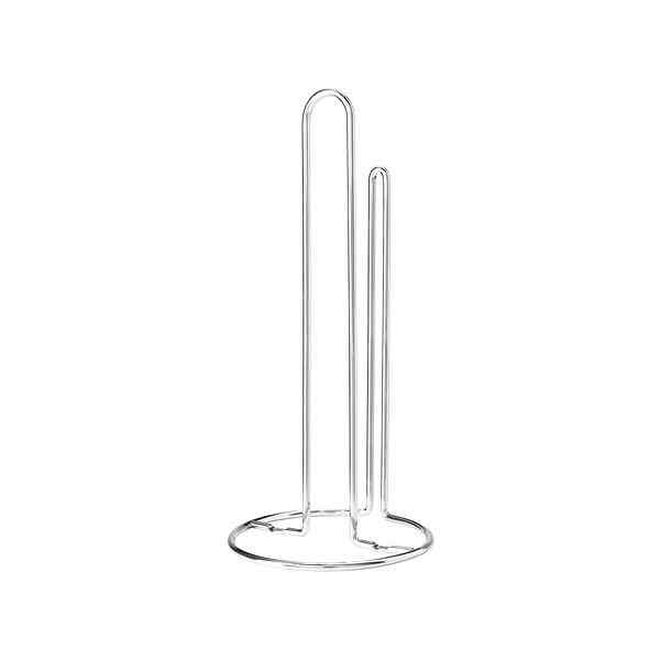 TORKAD Tempat rol tisu kertas, warna perak