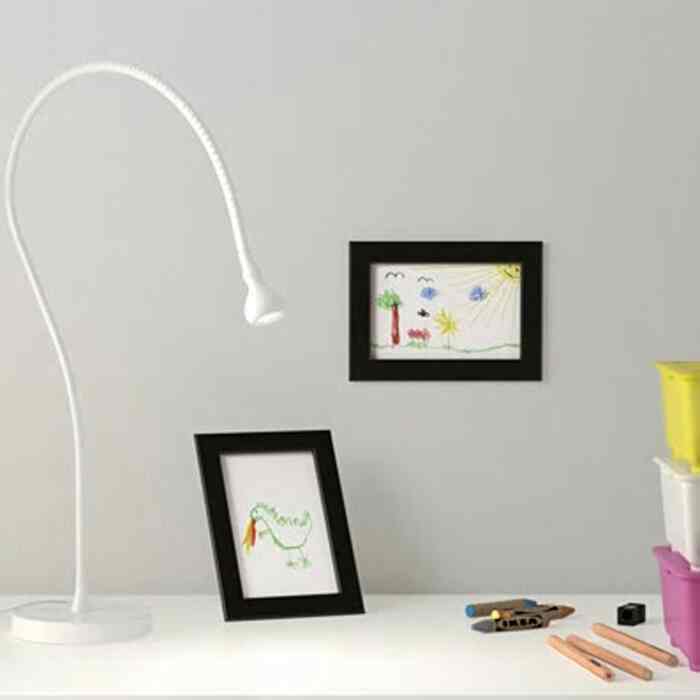 FISKBO, Bingkai, hitam, 10x15 cm