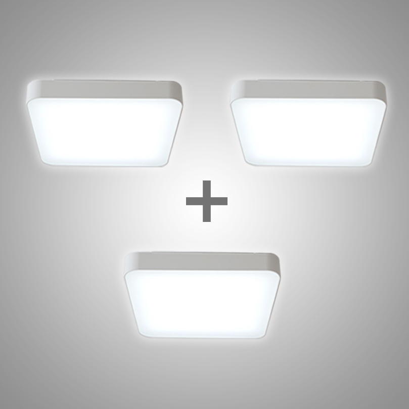 조명뱅크 삼성칩 올뉴시스템방등 LED50W 3개세트 SET3(ANSP50)RAC