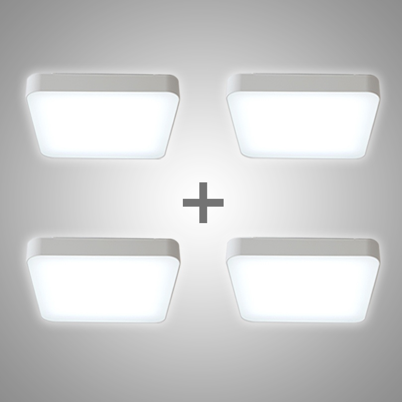 조명뱅크 삼성칩 올뉴시스템방등 LED50W 4개세트 SET4(ANSP50)RAC