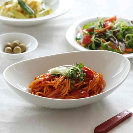 neobone 楕円形 ワイド パスタボウル 2個セット