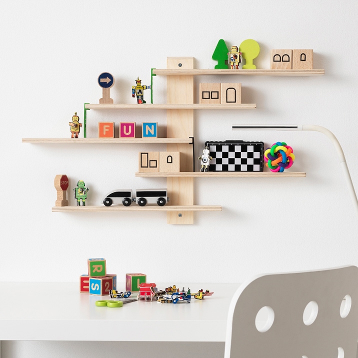 IKEA LUSTIGT ルースティグト ウォールシェルフ | 棚・チェスト