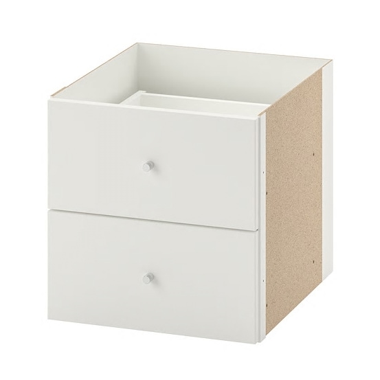IKEA KALLAX カラックス インサート 引き出し2段［4色］ | 棚