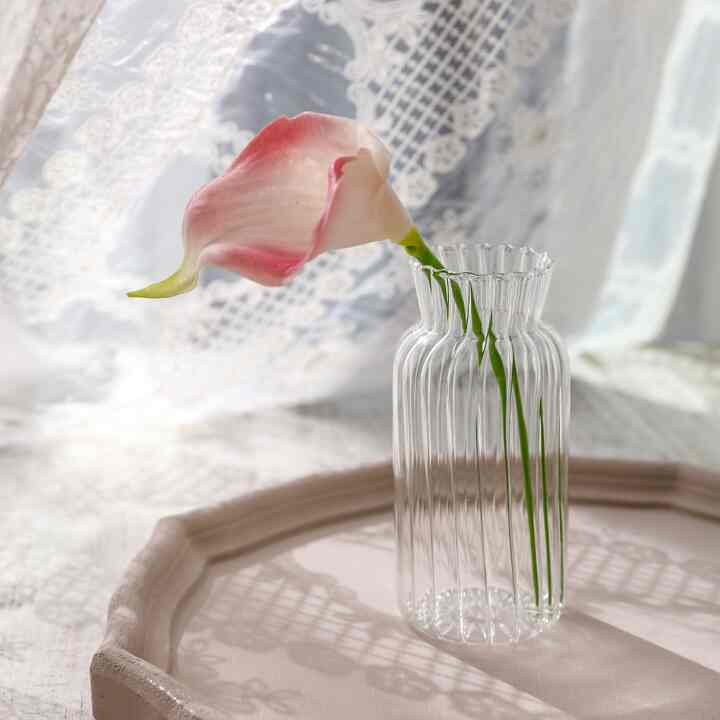 LINE GLASS フラワーベース［2サイズ］