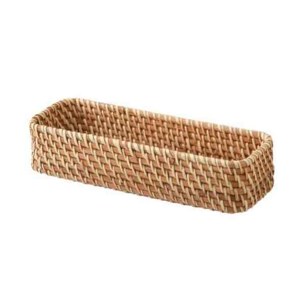 重なるラタン長方形ボックス