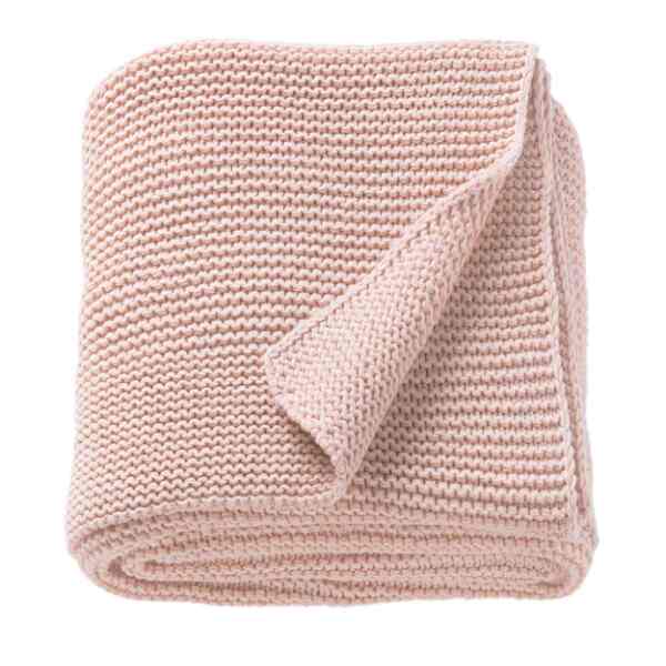 INGABRITTA インガブリッタ ひざ掛け, ペールピンク