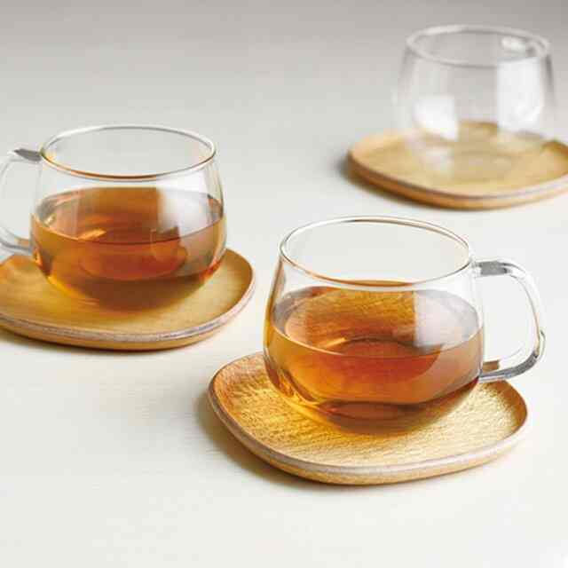 UNITEA カップ&ソーサー ガラス
