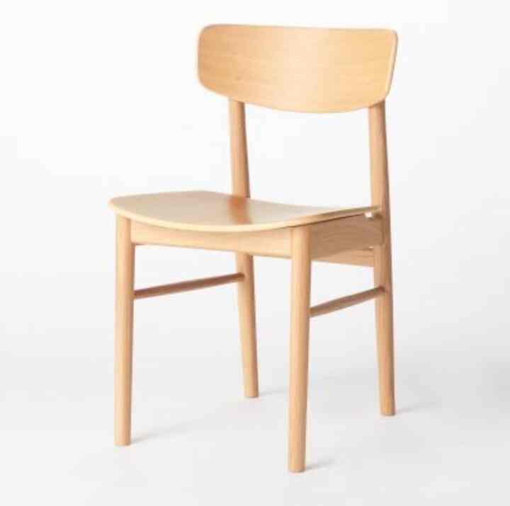 ラウンドチェア・オーク材【2colors】
