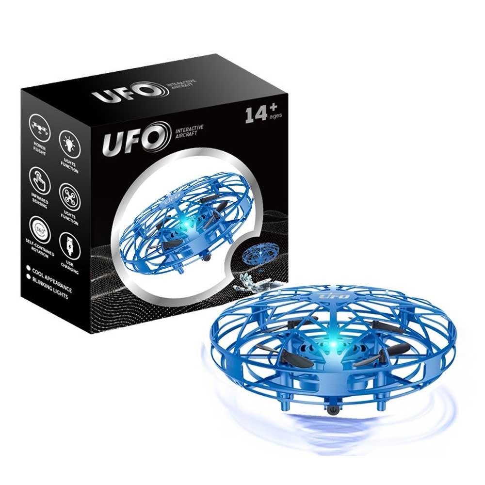 집드리 UFO 센서감지 손으로 날리는 미니 실내용 드론 2세대 (뒤집기+리턴모드)