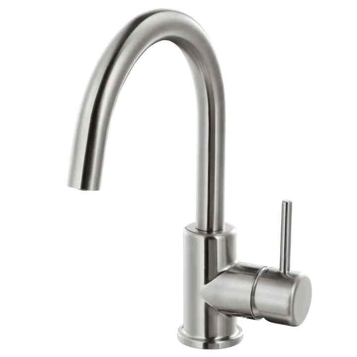 GLYPEN グリペン 混合栓, ステンレススチール調