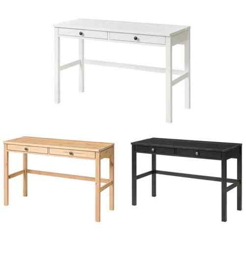 HEMNES ヘムネス デスク 引き出し2個付き