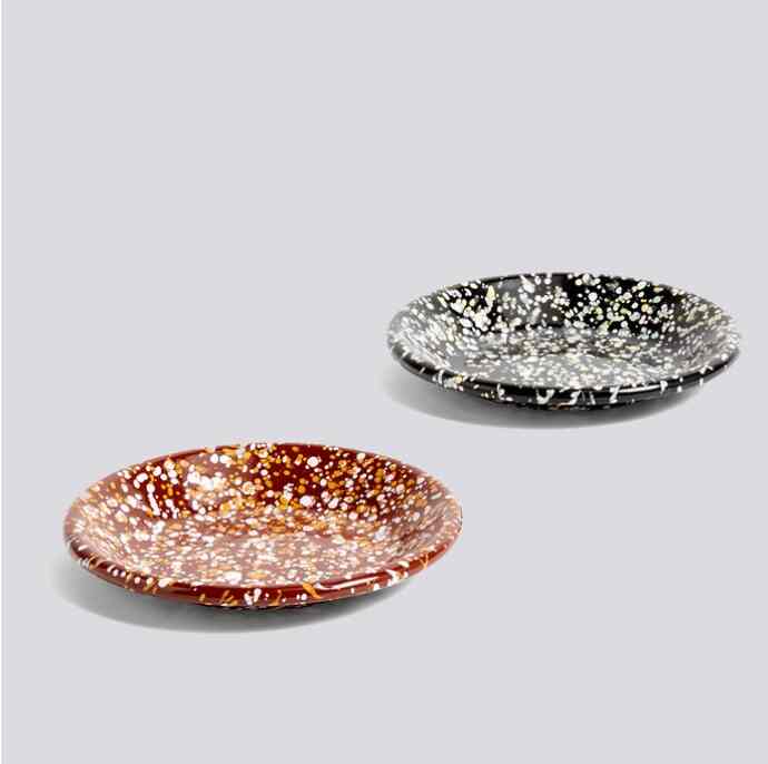ENAMEL DISH ROUND S【3colors】