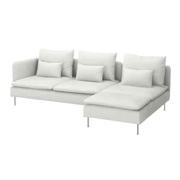 SÖDERHAMN ソーデルハムン 4人掛けソファ 寝椅子付き［8色］