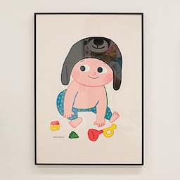 HELLO BABY 일러스트 아트포스터 (008)