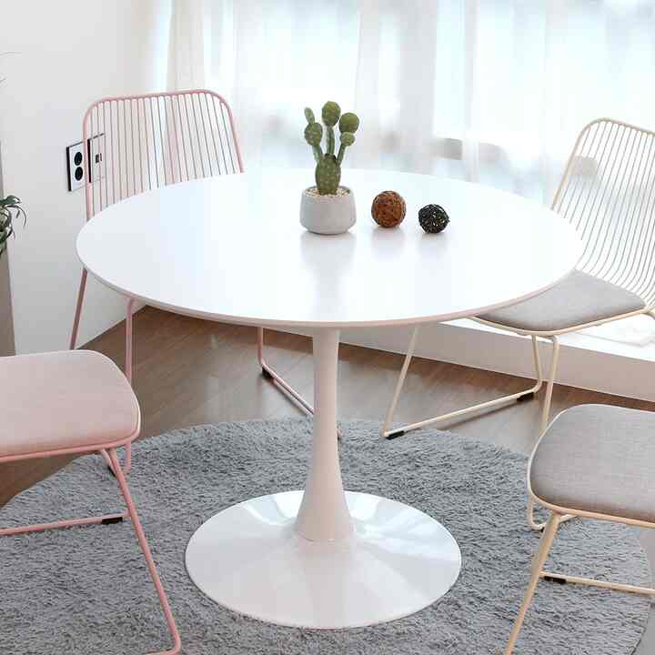 フロウィング 円形テーブル［3サイズ］