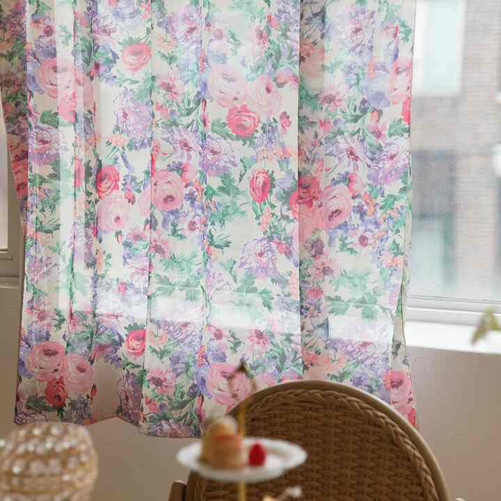 ヴィンテージローズーカーテン
